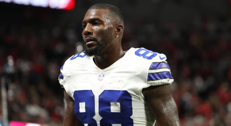 Dallas Cowboys wide receiver Dez Bryant (88) on the sideline in the fourth quarter against the Atlanta Falcons at Mercedes-Benz Stadium. Dallas Cowboys wide receiver Dez Bryant (88) on the sideline in the fourth quarter against the Atlanta Falcons at Mercedes-Benz Stadium.