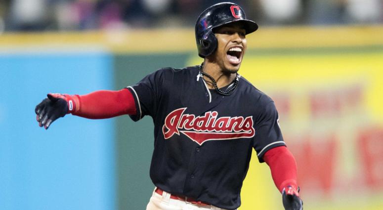 Cleveland Indians shortstop Francisco Lindor (12)
