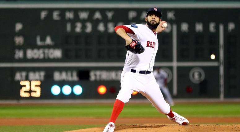 Oct 24, 2018; Boston, MA, USA; Boston Red Sox pitcher David Price throws a pitch against the Los Angeles Dodgers in the first inning in game two of the 2018 World Series at Fenway Park. Mandatory Credit: Maddie Meyer/Pool Photo via USA TODAY Sports Oct 24, 2018; Boston, MA, USA; Boston Red Sox pitcher David Price throws a pitch against the Los Angeles Dodgers in the first inning in game two of the 2018 World Series at Fenway Park. Mandatory Credit: Maddie Meyer/Pool Photo via USA TODAY Sports