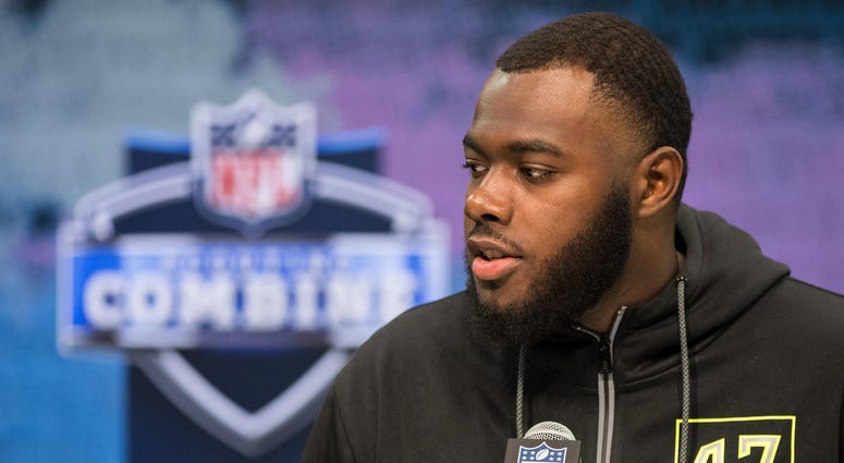 Offensive tackle Andrew Thomas