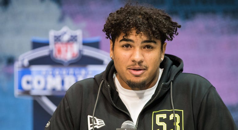 Offensive tackle Tristan Wirfs