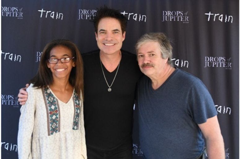 Backstage with Train