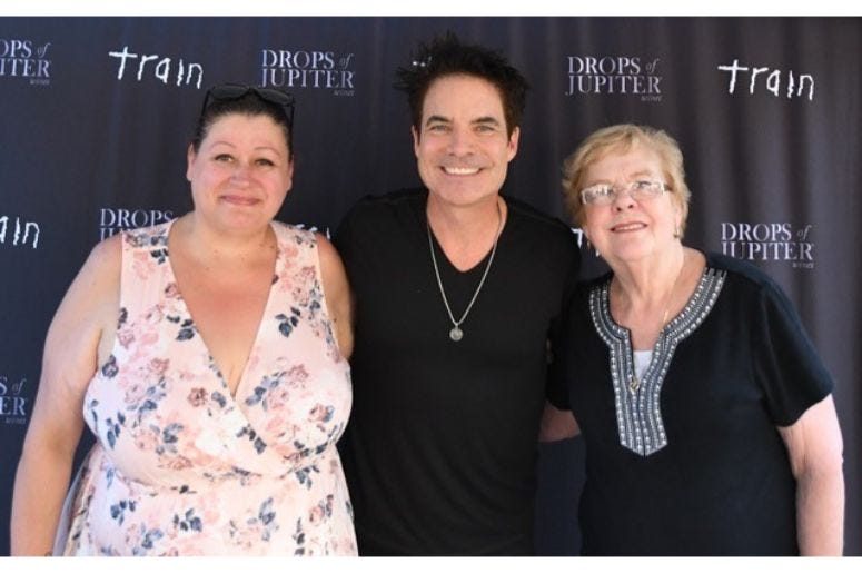 Backstage with Train