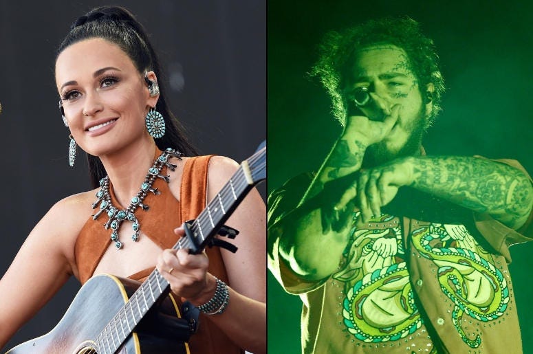 Kacey Musgraves and Post Malone Kacey Musgraves and Post Malone