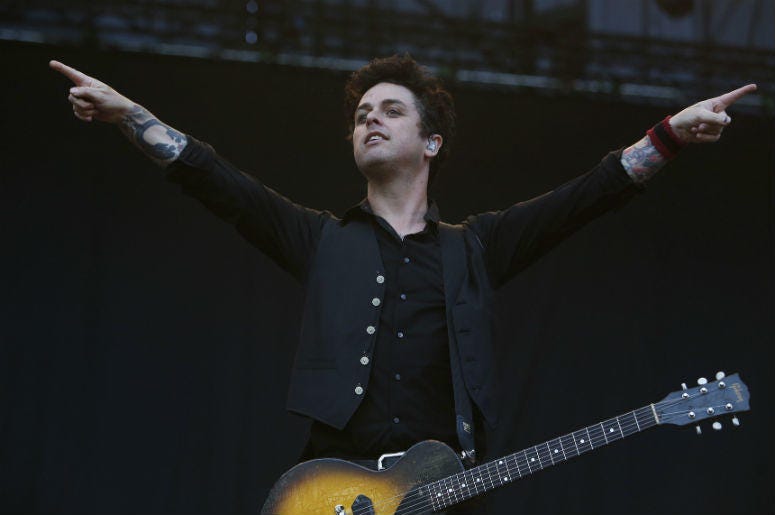Billie Joe Armstrong of Green Day Billie Joe Armstrong of Green Day