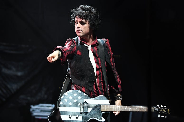 Billie Joe Armstrong of Green Day performs at the Coral Sky Amphitheatre Billie Joe Armstrong of Green Day performs at the Coral Sky Amphitheatre