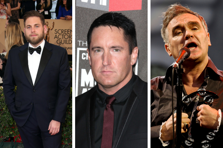 Jonah Hill, Trent Reznor, Morrissey Jonah Hill, Trent Reznor, Morrissey