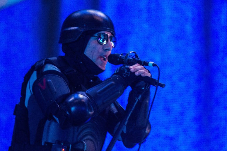 Maynard James Keenan of Tool performs at the Giant Center Maynard James Keenan of Tool performs at the Giant Center