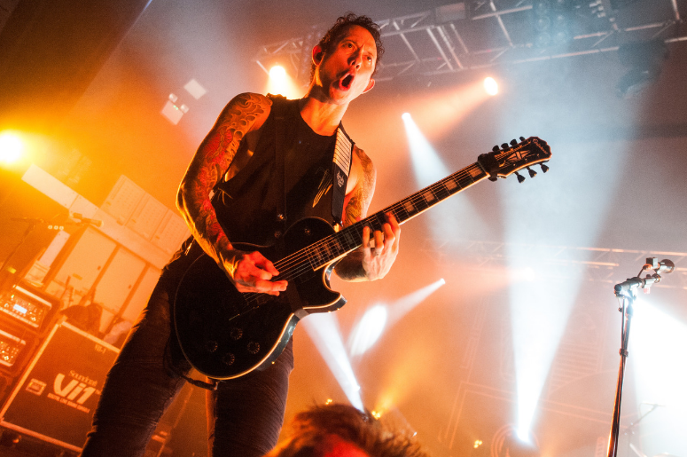 Matt Heafy of Trivium performs at O2 Academy Matt Heafy of Trivium performs at O2 Academy