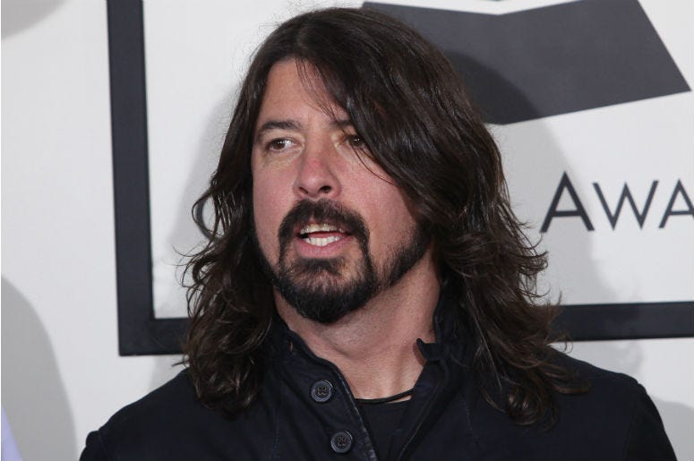 Dave Grohl arrives at the 56th Grammy Awards held at the Staples Center on January 26, 2014 in Los Angeles, CA Dave Grohl arrives at the 56th Grammy Awards held at the Staples Center on January 26, 2014 in Los Angeles, CA