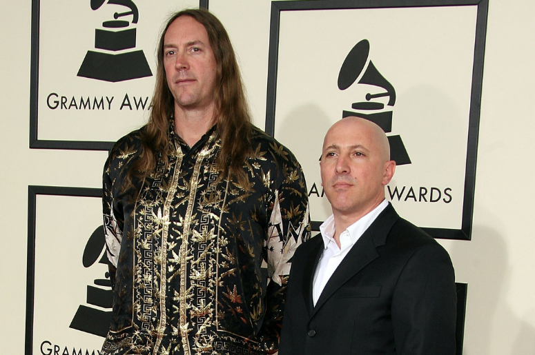 sicians Maynard James Keenan (R) and Danny Carey from the group Tool arrive at the 50th annual Grammy awards held at the Staples Center on February 10, 2008 in Los Angeles, California sicians Maynard James Keenan (R) and Danny Carey from the group Tool arrive at the 50th annual Grammy awards held at the Staples Center on February 10, 2008 in Los Angeles, California