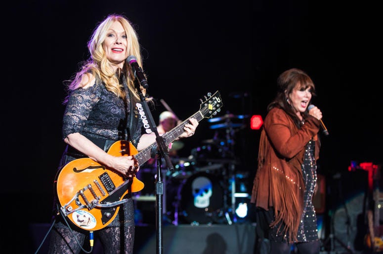 Nancy and Ann Wilson of Heart Perform at the Shoreline Amphitheatre on August 24, 2016 Nancy and Ann Wilson of Heart Perform at the Shoreline Amphitheatre on August 24, 2016