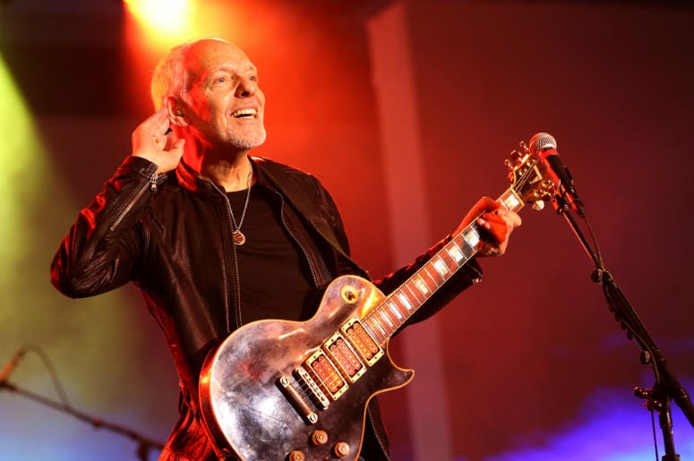 Peter Frampton performs onstage at the TEC Awards during the 2019 NAMM Show Peter Frampton performs onstage at the TEC Awards during the 2019 NAMM Show