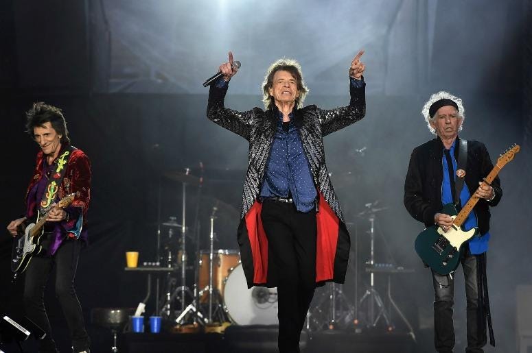 The Rolling Stones perform live on stage on the opening night of the european leg of their No Filter tour The Rolling Stones perform live on stage on the opening night of the european leg of their No Filter tour