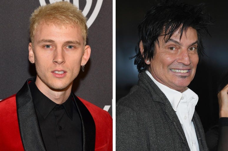 Machine Gun Kelly and Tommy Lee Machine Gun Kelly and Tommy Lee