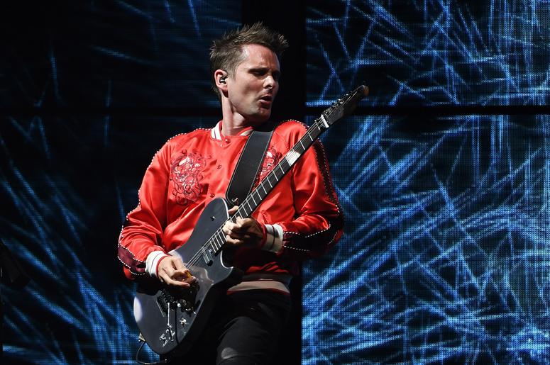 Matt Bellamy of Muse performs at Perfect Vodka Amphitheater Matt Bellamy of Muse performs at Perfect Vodka Amphitheater