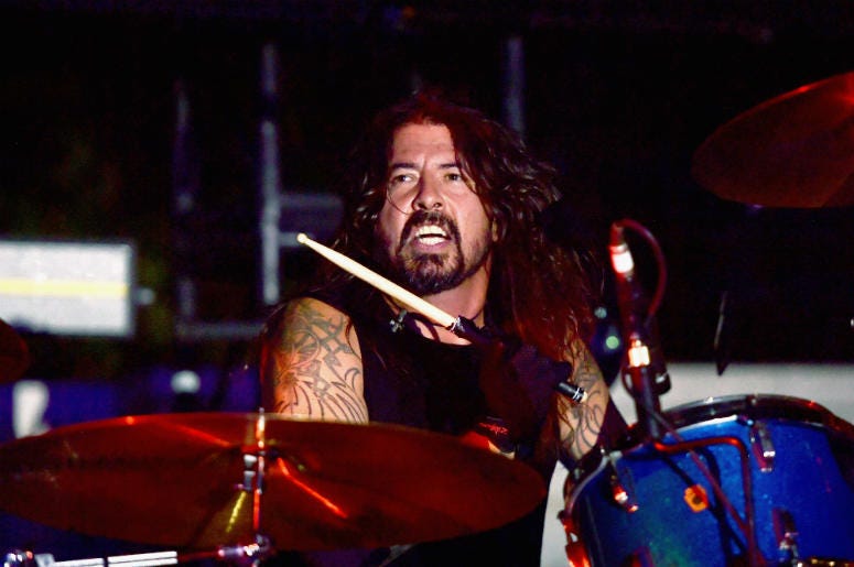 Dave Grohl performs onstage during 2018 LACMA Art + Film Gala Dave Grohl performs onstage during 2018 LACMA Art + Film Gala