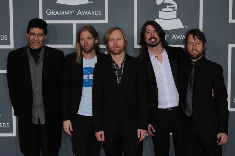 Foo Fighters at the 54th Annual Grammy Awards, Staples Center, Los Angeles, CA 02-12-12 Foo Fighters at the 54th Annual Grammy Awards, Staples Center, Los Angeles, CA 02-12-12