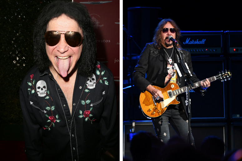 Gene Simmons and Ace Frehley Gene Simmons and Ace Frehley