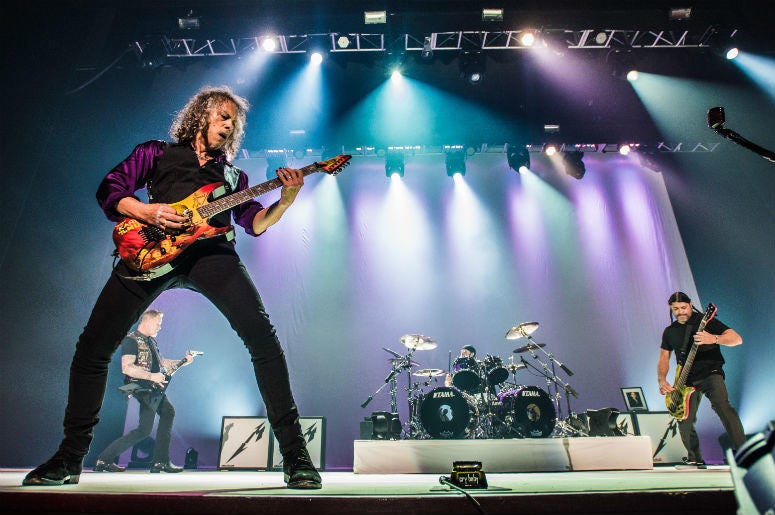 Kirk Hammett and Robert Trujillo Kirk Hammett and Robert Trujillo