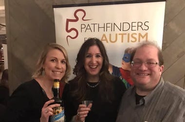 Gina Crash with Katie Ramirez and Neal Lichter From Pathfinders For Autism