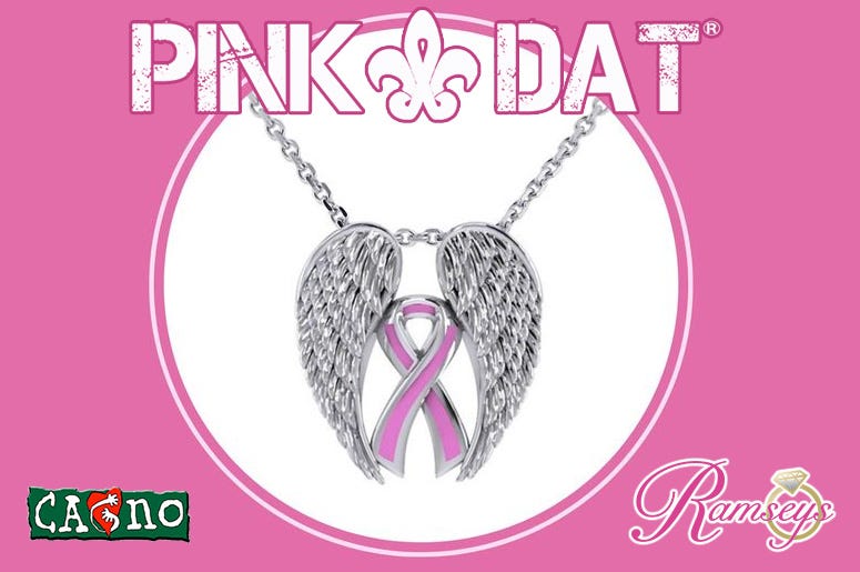 pink dat pendant