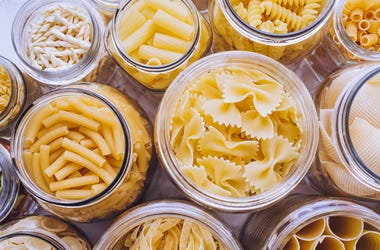 uncooked pasta
