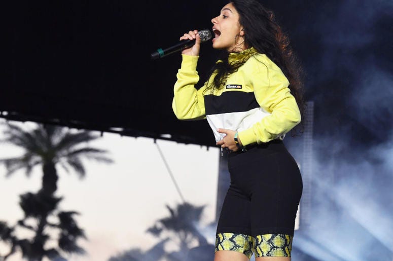 Alessia Cara performs with Zedd at Coachella Stage during the 2019 Coachella Valley Music And Arts Festival on April 21, 2019 in Indio, California Alessia Cara performs with Zedd at Coachella Stage during the 2019 Coachella Valley Music And Arts Festival on April 21, 2019 in Indio, California