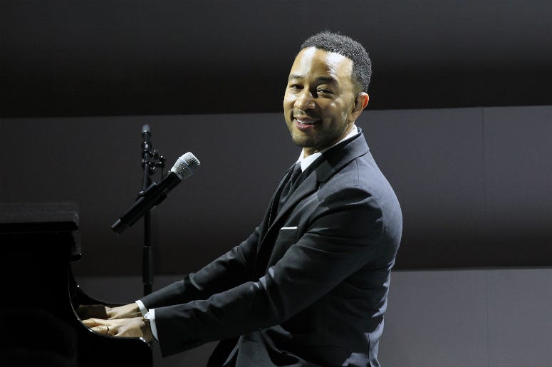 John Legend performs on stage at the WSJ. Magazine 2018 Innovator Awards John Legend performs on stage at the WSJ. Magazine 2018 Innovator Awards