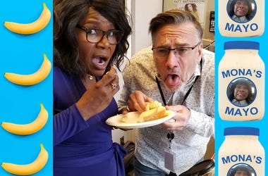 banana and mayo sandwich