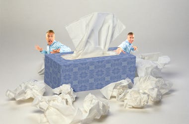 matt tissues and handkerchief