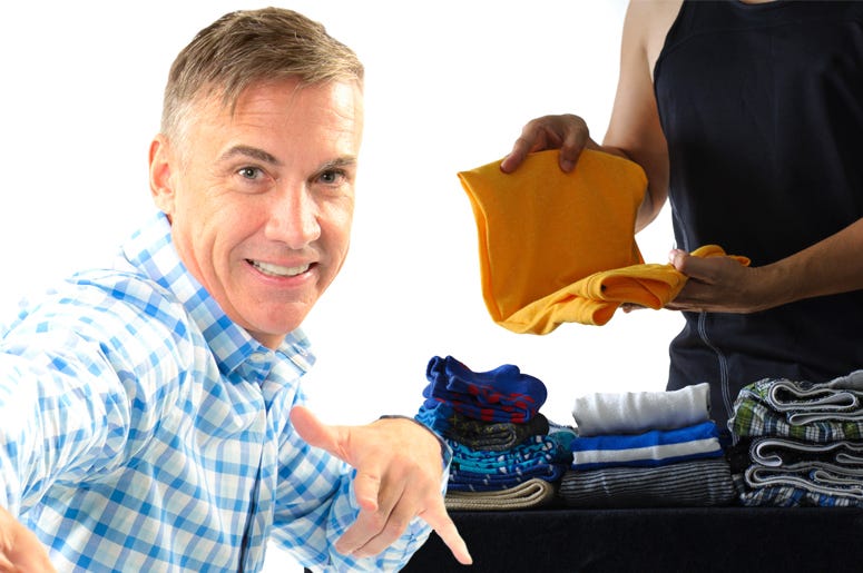 matt harris folding t-shirt