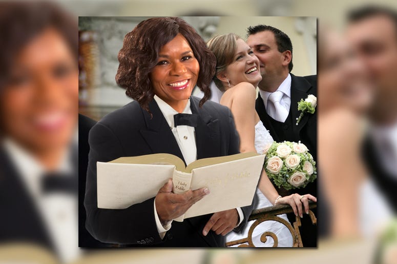 Ramona Holloway performed marriage ceremony