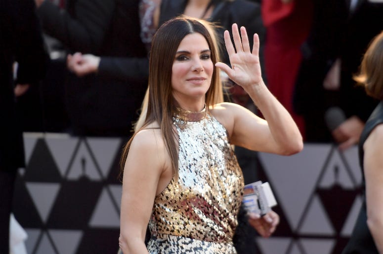 Sandra Bullock attends the 90th Annual Academy Awards at Hollywood & Highland Center on March 4, 2018 Sandra Bullock attends the 90th Annual Academy Awards at Hollywood & Highland Center on March 4, 2018