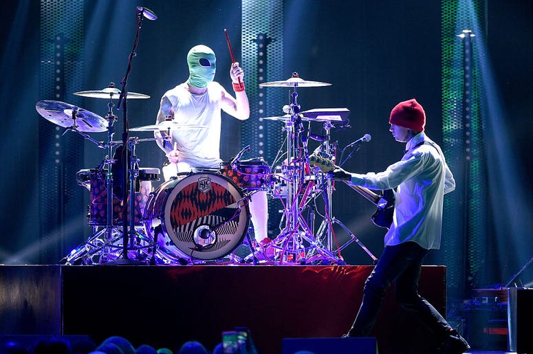 Tyler Joseph and Josh Dun of Twenty One Pilots Tyler Joseph and Josh Dun of Twenty One Pilots