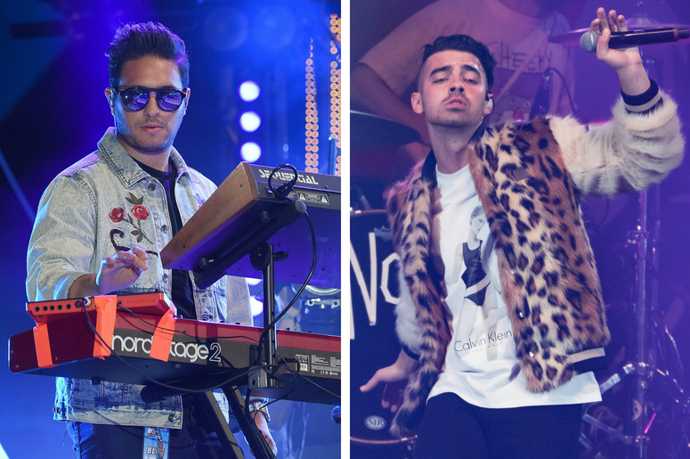 Jonas Blue / Joe Jonas Jonas Blue / Joe Jonas of DNCE performs December 10, 2016 in Rosemont, IL.