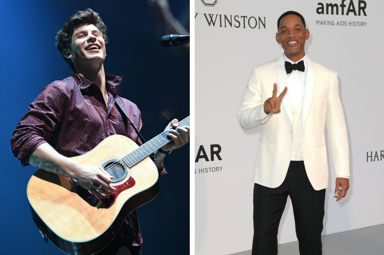 Recording artist Shawn Mendes performs at the American Airlines Arena. / Will Smith during the 24th amfAR Gala at the 70th Cannes Film Festival. Recording artist Shawn Mendes performs at the American Airlines Arena. / Will Smith during the 24th amfAR Gala at the 70th Cannes Film Festival.