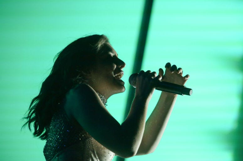 Lorde performs on Coachella Stage during the Coachella Valley Music and Arts Festival at Empire Polo Club Lorde performs on Coachella Stage during the Coachella Valley Music and Arts Festival at Empire Polo Club