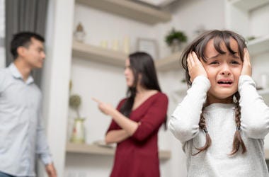 parenting; arguing in front of the kids