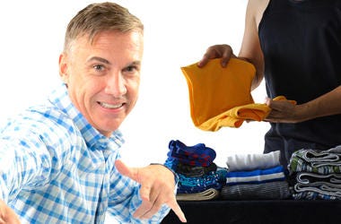matt harris folding t-shirt