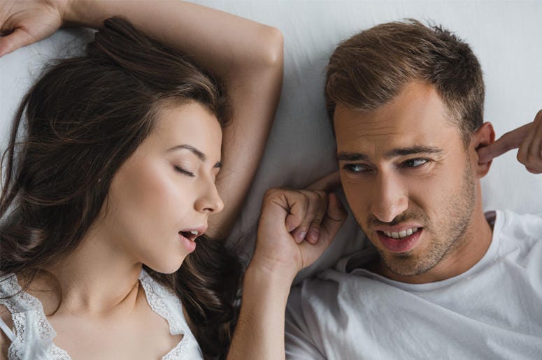 women snoring trends