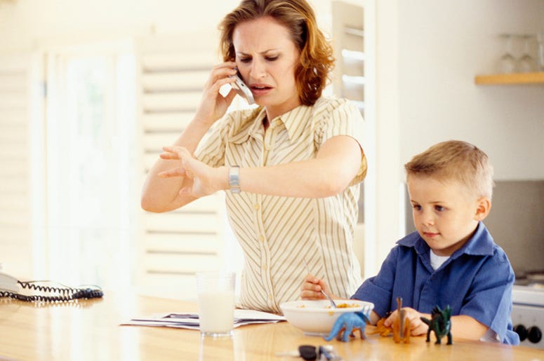 Saying 'hurry up' to kids is not working