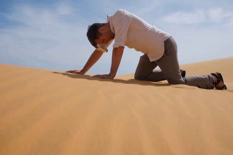 On All Fours Crawling Dude