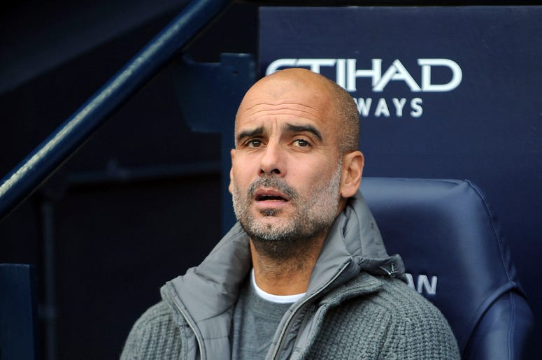El técnico del Manchester City Josep Guardiola durante un partido de la Liga Premier inglesa ante Southampton en Manchester, Inglaterra, el domingo 4 de noviembre de 2018. El técnico del Manchester City Josep Guardiola durante un partido de la Liga Premier inglesa ante Southampton en Manchester, Inglaterra, el domingo 4 de noviembre de 2018.