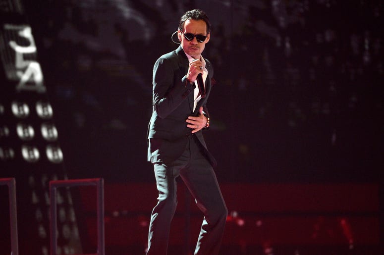 En esta foto del 15 de noviembre del 2018, Marc Anthony interpreta "Está rico" en la ceremonia de los Latin Grammy en Las Vegas. La actual gira de Marc Anthony está entre las 20 más lucrativas a nivel mundial, según la lista de Pollstar para la semana del En esta foto del 15 de noviembre del 2018, Marc Anthony interpreta "Está rico" en la ceremonia de los Latin Grammy en Las Vegas. La actual gira de Marc Anthony está entre las 20 más lucrativas a nivel mundial, según la lista de Pollstar para la semana del