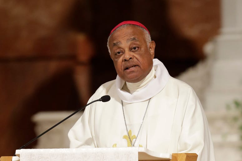 En esta imagen de archivo, tomada el 14 de junio de 2017, el arzobispo Wilton D. Gregory interviene en una misa para condenar los abusos sexuales cometidos por el clero y rezar por las víctimas, en Indianápolis. En esta imagen de archivo, tomada el 14 de junio de 2017, el arzobispo Wilton D. Gregory interviene en una misa para condenar los abusos sexuales cometidos por el clero y rezar por las víctimas, en Indianápolis.