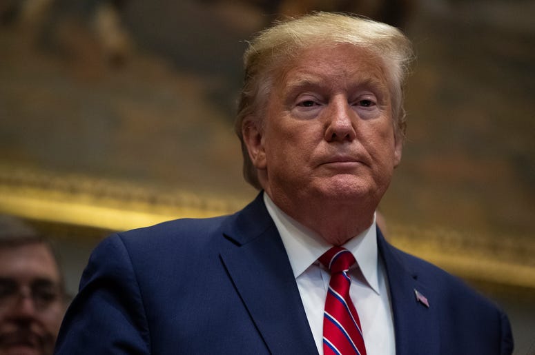 El presidente Donald Trump en la Casa Blanca en Washington el 15 de noviembre del 2019. El presidente Donald Trump en la Casa Blanca en Washington el 15 de noviembre del 2019.