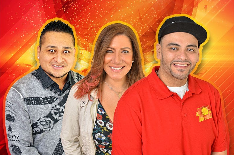 Chepe, Patricia De Lima, y Henry Flo Chepe, Patricia De Lima, y Henry Flo