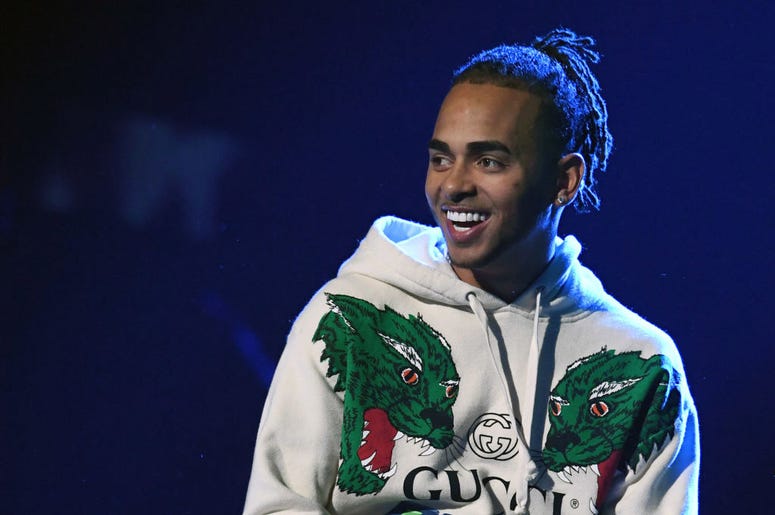Ozuna performs onstage during rehearsals for the 19th annual Latin GRAMMY Awards at MGM Grand Garden Arena on November 14, 2018 in Las Vegas, Nevada. Ozuna performs onstage during rehearsals for the 19th annual Latin GRAMMY Awards at MGM Grand Garden Arena on November 14, 2018 in Las Vegas, Nevada.