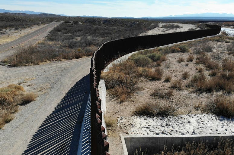 The border wall is seen on January 15, 2019 in Esperanza, Texas. The U.S. government is partially shut down as President Donald Trump is asking for $5.7 billion to build additional walls along the U.S.-Mexico border and the Democrats oppose the idea. The border wall is seen on January 15, 2019 in Esperanza, Texas. The U.S. government is partially shut down as President Donald Trump is asking for $5.7 billion to build additional walls along the U.S.-Mexico border and the Democrats oppose the idea.